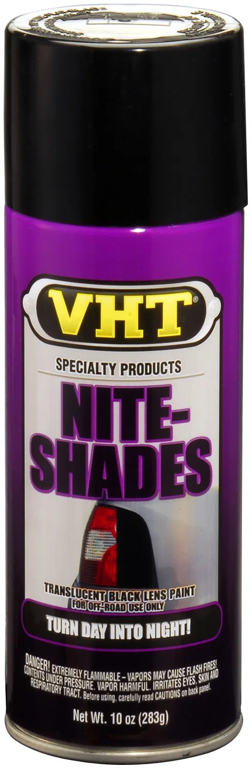 SP999 – VHT Paint, Use On Tail Lights, Fog Lights and Turn Indicators Transparent Black Aerosol Spray Can 11 Ounce